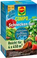 COMPO Schnecken-frei Granulat Schneckenbekämpfung Garten Vorteilspack 4x225g