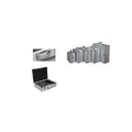 ALUMAXX Multifunktions-Koffer "STRATOS V", silber aus Aluminium, zur Aufbewahrung und zum Transport techni- (45139)