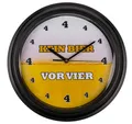 OOTB Wanduhr mit Sound Kein Bier vor 4 D: ca. 32 cm