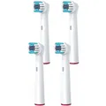 Beurer Clean 4er Aufsteckbürsten weiß rund für Beurer TB 30 / TB 50 Zahnbürsten