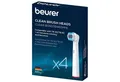 beurer Ersatzköpfe für elektrische Zahnbürste Clean 4er Pack