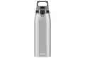 SIGG Trinkflasche 1L Edelstahl BPA-frei auslaufsicher silber Outdoor