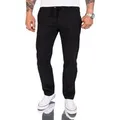 Rock Creek Stoffhose Schwarz