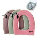 WC Sitzbezüge,Zuzer 3pcs WC Sitzkissen Universal Reißverschluß Waschbar Toilettensitzabdeckung Pads Toilet Seat Cover WC Sitz Pad Toiletten Sitzbezug Wasserdichtes antibakterielles Home WC Sitzkissen