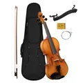 Violin Set 1/2 (incl. case black, bow, rosin),
