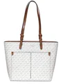 Michael Kors Damen Tasche Bag JET SET TRAVEL  MD DBL  POCKET  TOTE vanilla