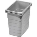 Ninka Eins2vier Abfallsammler Mülleimer 8L 310 x 230 x 153 mm Alugrau 5050