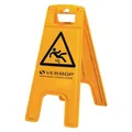 Vermop Warnschild Achtung Rutschgefahr B 280xH 580mm gelb/schwarz (22945297)