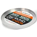 Grillrost.com Das Original Edelstahl Grillplatte - Plancha Rund 40cm - Massiver Edelstahl für Kohle und Gasgrills