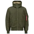 Alpha Industries Bomberjacke MA-1 Hooded grün S (44/46)