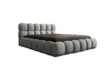 Luxusbetten24 Polsterbett Designer Polsterbett Boston Bouclé, mit Stauraum + kostenloser Aufbau, Hellgrau | Hellgrau