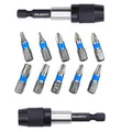 50 tlg. Premium MAGNETISCHES Torx Bit Set Bits Sortiment I S2 Stahl I je 5 STK - T10 T15 T20 T20 T25 T27 T30 T40 PH2 PZ1 PZ2