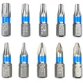 HASKYY® Torx KREUZ 1/4" Bits Set 50 tlg. aus hochwertigem S2 STAHL + Organizer