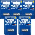 5 x Varta V27A/LR27 Alkaline Spezial für Uhren, Fernbedienungen, Taschenrechner