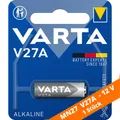 1 x Varta V27A MN27 A27 L828 GP27A 4227 Alkaline Knopfzelle Batterie 12V