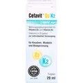 Cefavit D3 K2 Liquid pur Tropfen für Knochen und Muskeln, 20 ml Lösung