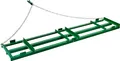 VEVOR Schleppegge, 2435x500x100 mm, Wiesenegge mit verstellbaren Stangen und 183 cm Kette, Wiesenschleppe für Geländefahrzeuge, UTVs, Traktoren, Rasenmäher, Schleppwerkzeug für den Hof