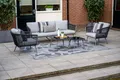 Garden Impressions Gartenlounge-Set Canberra anthrazit, Aluminium, Gartenmöbelset, Outdoor, Rope, inkl. Auflagen