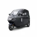 Elektro-Kabinenroller Dreirad 45kmh Urban Hopper Cabin LI 2kW Lithium Grau