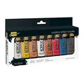 KREUL 84174 - Solo Goya Acrylic Effektfarben Set, mit 8 Farben in 20 ml Tuben, cremige Acrylfarbe in Studienqualität, auf Wasserbasis, schnell und matt trocknend, gut deckend, wasserfest