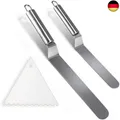 Winkelpalette Edelstahl Set Winkelpalette Torte Edelstahl Kuchenmesser Angled