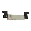 Riegler 5/3-Wegeventil, elpn, ext. Steuerl., Mitte geschl., G 1/2, 24 VDC