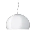 Kartell Small Fl/Y, Suspension Lamp, Weiß Undurchsichtig