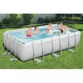Bestway `Power Steel Frame Pool Komplett-Set, eckig`