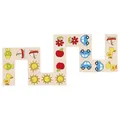 Goki Legespiel Dominiques Domino Susibelle Holz Spiel Tier Dominosteine