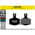 Pads Mixe Schwarz Standard für Magura mt2-4-6-8 FD436G1053 GALFER BIKE Schei