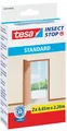 tesa Fliegengitter Türen Standard weiß leichter Sichtschutz 2 x 0,65m x 2,2m