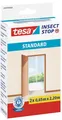 tesa Fliegengitter Standard Klettband für Tür 2 x 0,65 m : 2,2 m, weiß