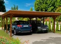 Skanholz Doppelcarport Spessart, BxT: 611x846 cm, 220 cm Einfahrtshöhe