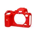 easyCover - Silikon Kameratasche - Schutz für Ihre Kamera - Canon R5/R6/R6 II/R6 III - Rot