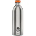 24 Bottles Urban Bottle Brushed Steel 1l