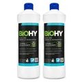 BiOHY Glas- und Oberflächenreiniger 2er Pack (2 x 1 Liter Flasche) Glasreiniger (2-St)