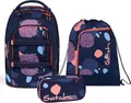 Satch Schulrucksack-Set PACK Coral Reef, 3-teilig, ergonomisch