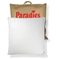 Paradies Kopfkissen Softy Top Bio, Kissen mit Reißverschluss, Füllung: 100% Polyester, Bezug: 100% Bio-Baumwolle, Seitenschläfer, Bauchschläfer, Rückenschläfer, Kopfkissen 80 x 80 80 cm x 80 cm
