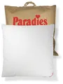 PARADIES Kopfkissen 80x80 cm mit Reißverschluss - Softy Top Bio fest, 4 cm Außensteg, Aloe Vera, festes Polster, veganes Kissen