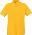 Fruit Of The Loom Premium Herren Polo-Shirt, Kurzarm BC1381 (3XL) (Sonnenblumengelb)