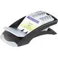 Durable Visitenkartenbox 241301 Visifix Desk Vegas, für 200 Visitenkarten, Kunststoff, schwarz / grau
