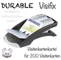 DURABLE Visifix Desk für 200 Visitenkarten alphabetisch