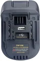 TPDL Adapter für Dewalt 18V Akku zu Geeignet für Makita Werkzeuge, und für Milwaukee M18 Li-Ion Akku zu Geeignet für Makita 18V Werkzeuge mit USB-Anschluss DM18MA-Adapter