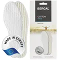 BERGAL COTTON Kids, weiche Baumwoll-Barfuß-Sohle für hohe Feuchtigkeitsaufnahme, für frische, trockene Füße den ganzen Tag, waschbar, zum leichten Größenausgleich geeignet, Gr. 28
