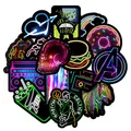 50 Stück Aufkleber, Wasserdichte Aufkleber, Graffiti Aufkleber, Neon Graffiti Stickers für Laptop, Motorrad, Fahrrad, Skateboard, Gepäck, Bestes Geschenk für Erwachsene