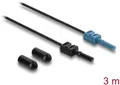 DELOCK 91026 - LWL POF Kunststoff Kabel, HFBR 4531-4533Z, Simplex, 3 m