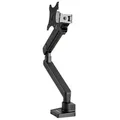 Desk Mount Monitor Arm with 2x USB 3.0 ports - Slim Full Motion Single Monitor VESA Mount up to 34" Display - C-Clamp/Grommet - desk mount (Slim Full-motion)