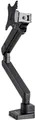StarTech.com Desk Mount Monitor Arm with 2x USB 3.0 ports - Slim Full Motion Single Monitor VESA Mount up to 86,40cm (34") Display - C-Clamp/Grommet - Tischhalterung für LCD-Display / Curved LCD-Display (Slim Full-motion) - robustes Aluminium - Schwarz - Bildschirmgröße: 43.2-86.4 cm (17"-34")