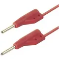 Sks Hirschmann - Mvl 2/100 Rt Messleitung Stecker 2 Mm Stecker 2 Mm 1.00 M Rot 1 St.
