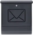 Burg Wächter 65310 LUCENTA 2701 ANT Briefkasten Stahl Anthrazit Schlüsselschloss